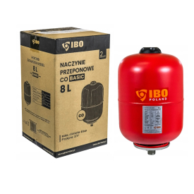 Naczynie przeponowe CO 8L IBO - BASIC