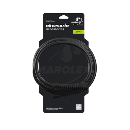 Wąż z nakrętkami 500 cm Marolex